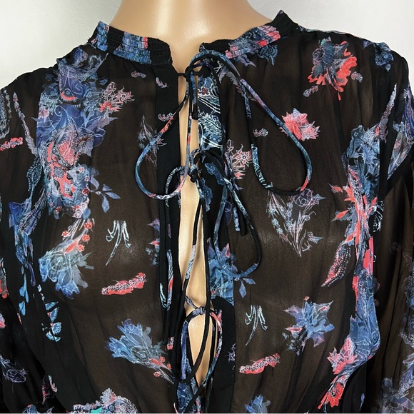 NEW IRO REVOLVE BLACK PRINTED ROMPER - Picture 3 of 10